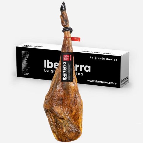 Jamón de bellota ibérico 75%-50% raza Iberterra