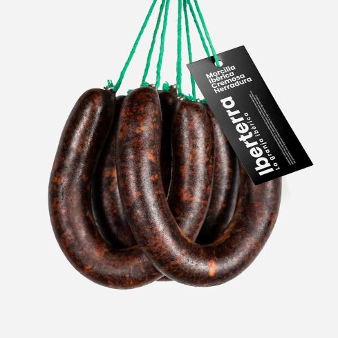 Morcilla ibérica de herradura cremosa