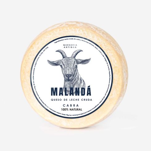 Queso de cabra de leche cruda Malandá