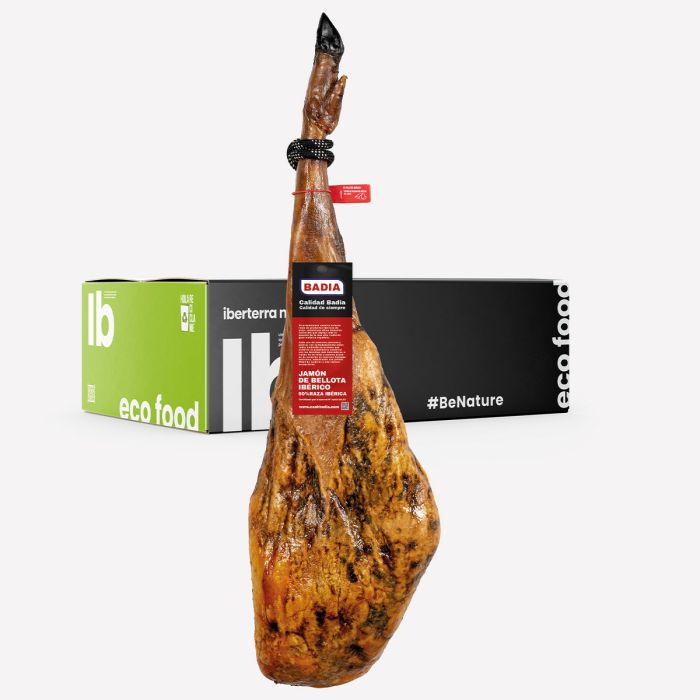 Jamón de bellota ibérico 50% raza Badia oferta