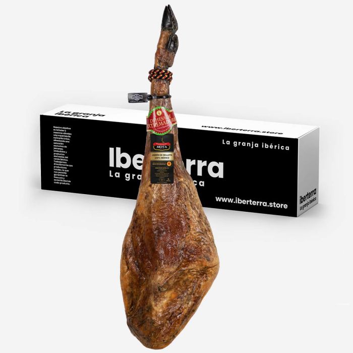 Jamón de bellota 100% ibérico D.O.P Dehesa de Extremadura Loncheado a cuchillo