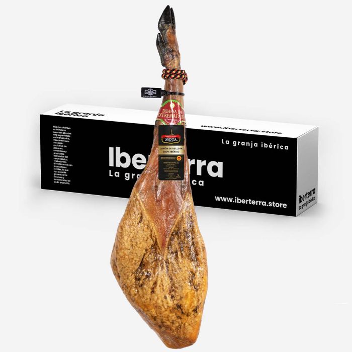 Jamón de bellota 100% ibérico D.O.P Dehesa de Extremadura Mota