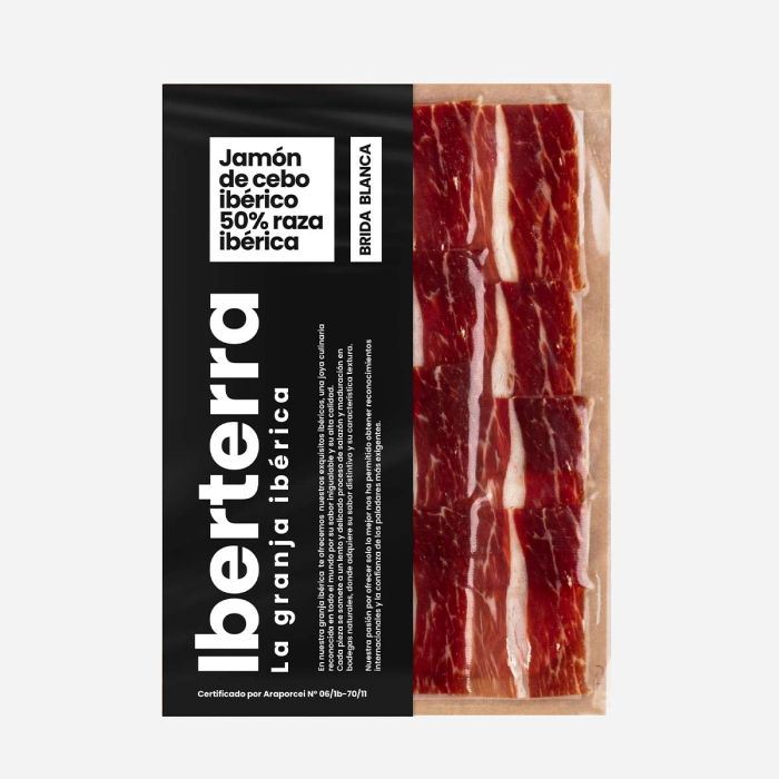Jamón de cebo ibérico 50% raza Iberterra 
