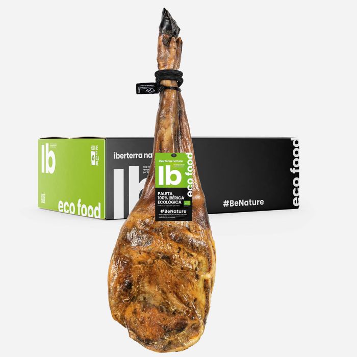 Paleta de bellota 100% ibérica ecológica Iberterra Nature a cuchillo