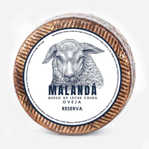 Queso de oveja leche cruda Malandá Reserva