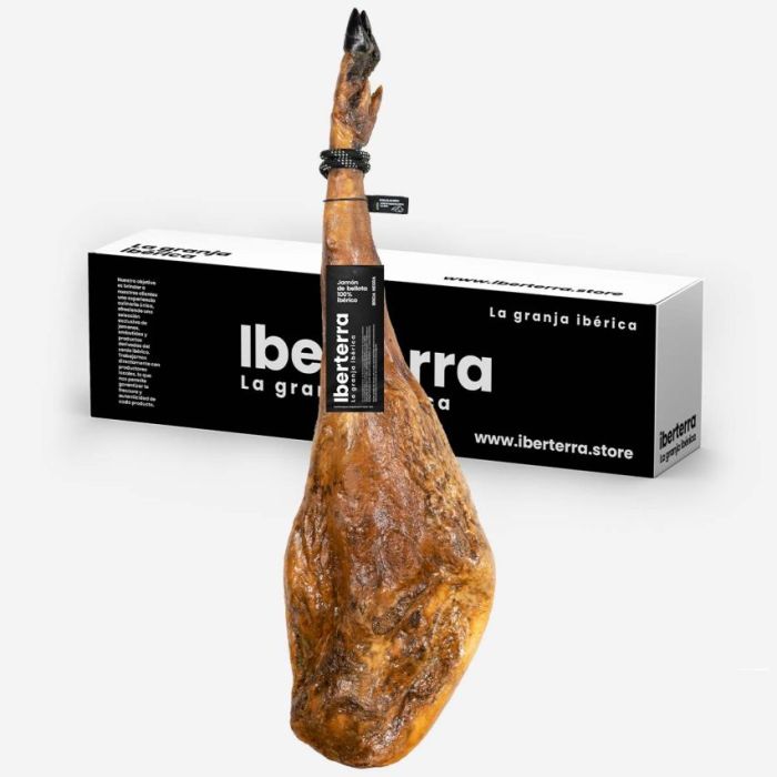 Lote de jamón de bellota 100% ibérico