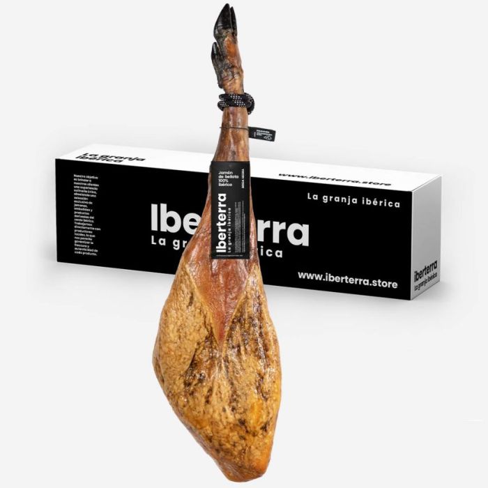 Lote de jamón de bellota 100% ibérico