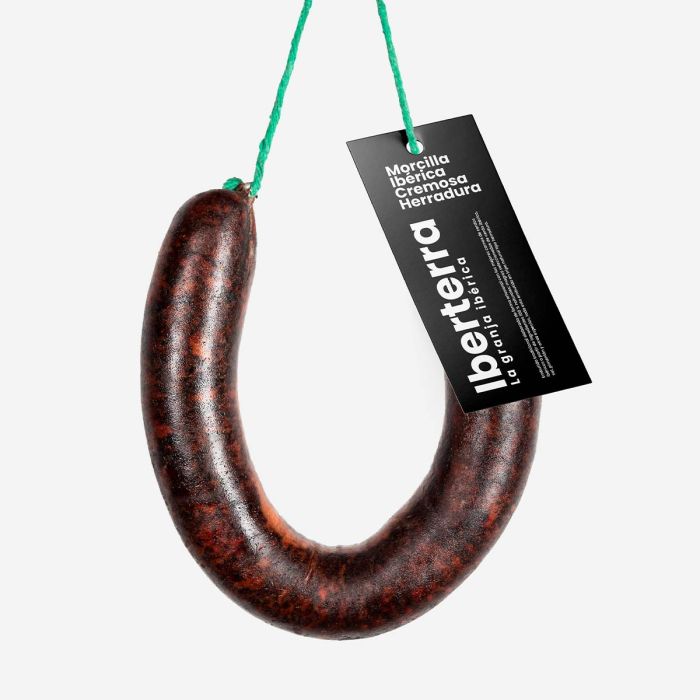 Morcilla ibérica de herradura cremosa