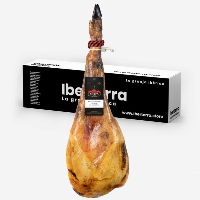 Paleta de cebo ibérica 50% raza Mota