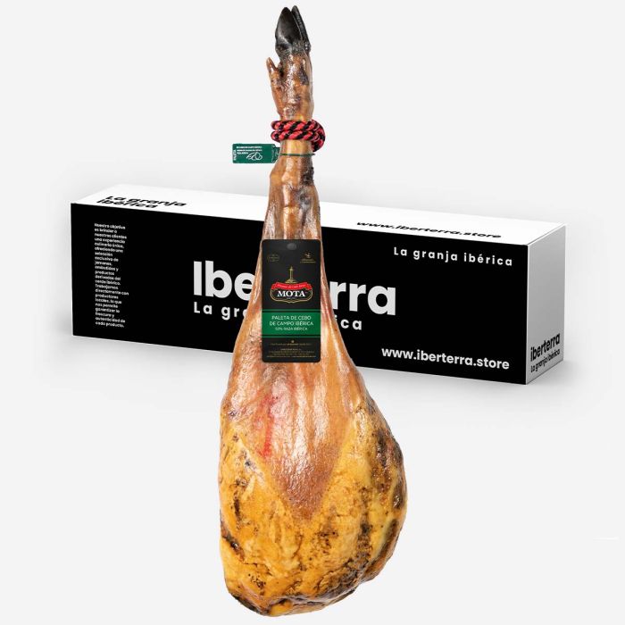 Paleta ibérica de cebo de campo Mota